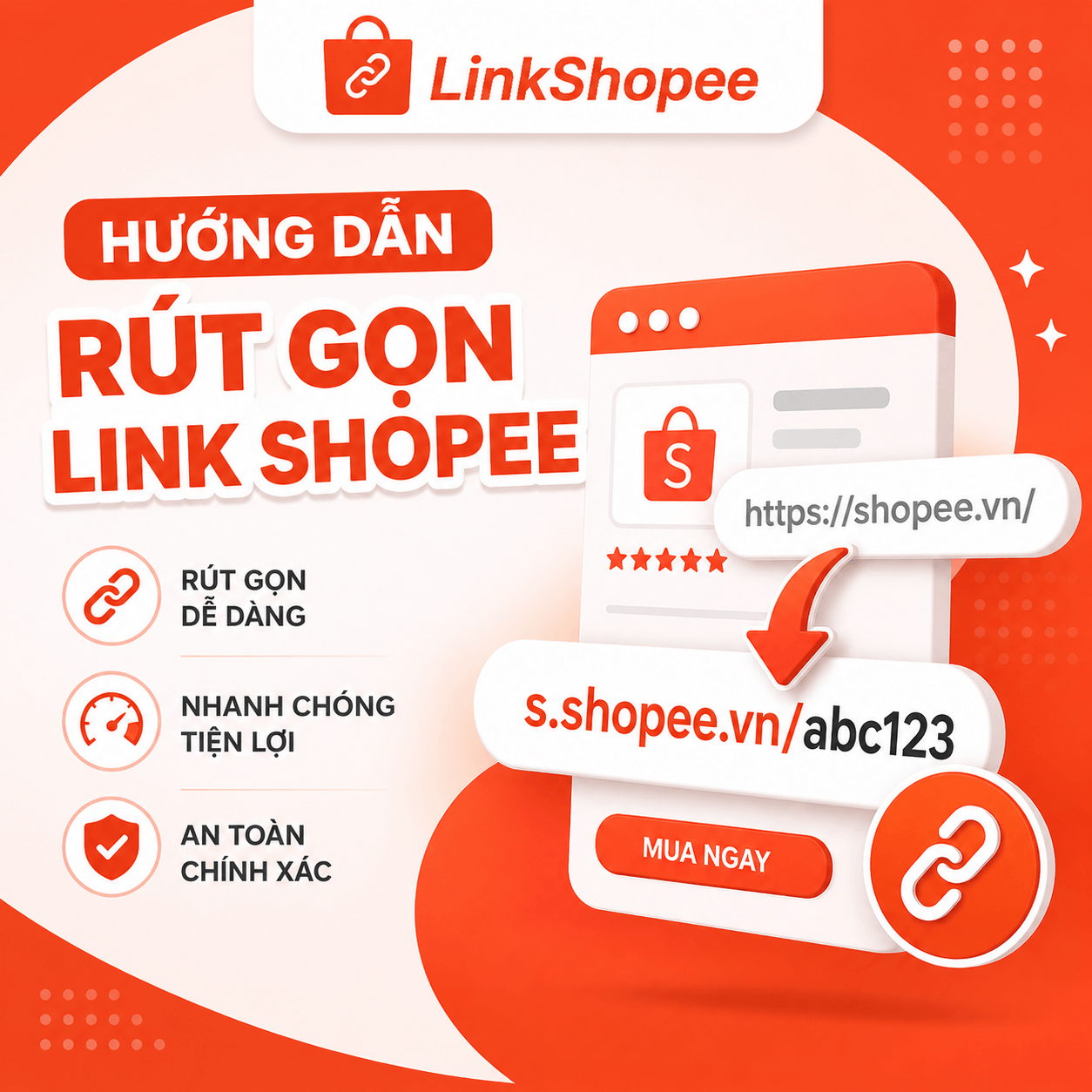 Hướng dẫn rút gọn link Shopee